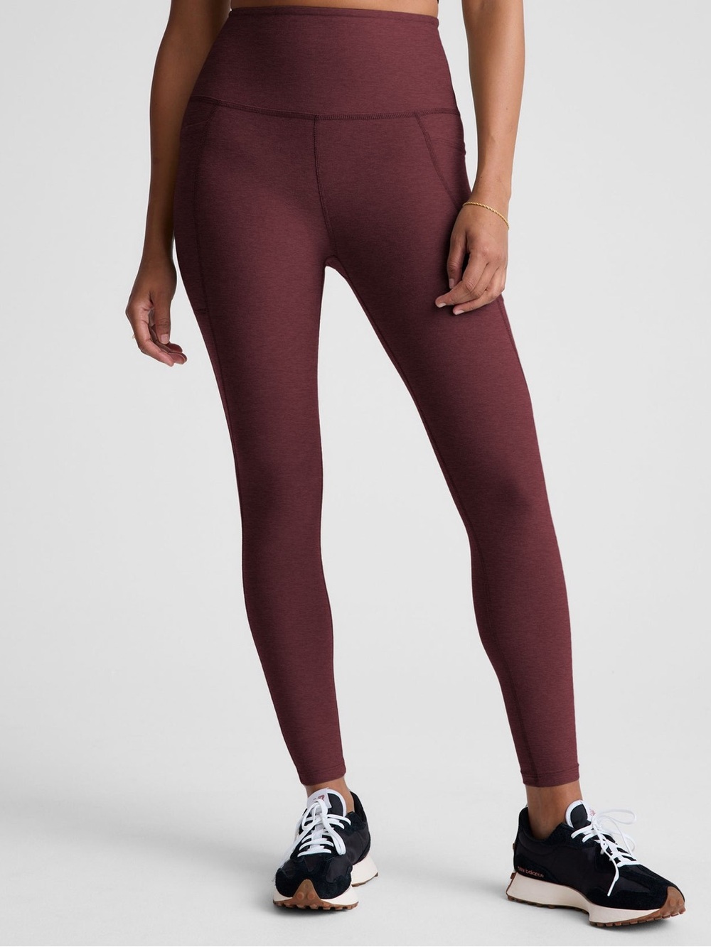 Beyond Yoga High-Waist Wine Sculpt Leggings